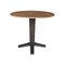 International Concepts 42 in. Solid Wood Round Dual Drop Leaf Dining Pedestal Table - 36.3 in.High in Hickory/Washed Coal K45-42DPT-23B-36 - alternate 7